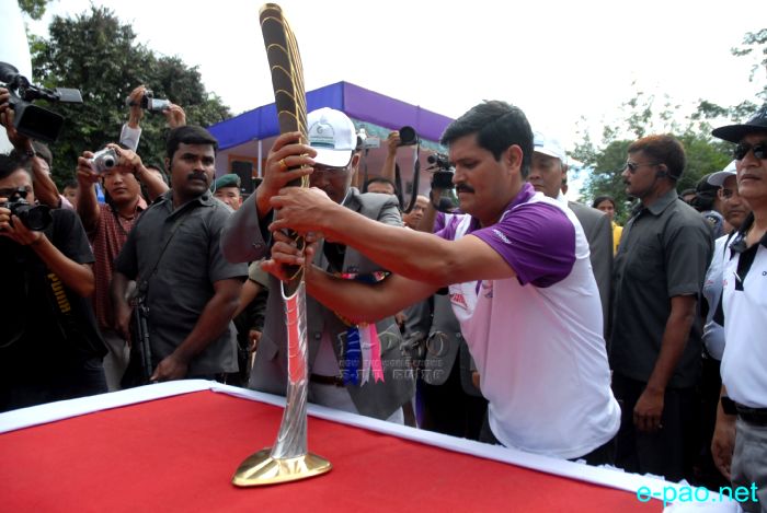 Queen's Baton Relay for Commonwealth Games 2010 - Manipur Leg  :: 27 July 2010