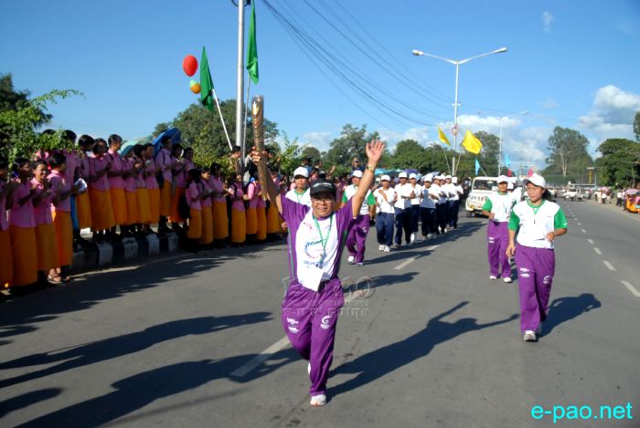 Queen's Baton Relay for Commonwealth Games 2010 - Manipur Leg  :: 27 July 2010