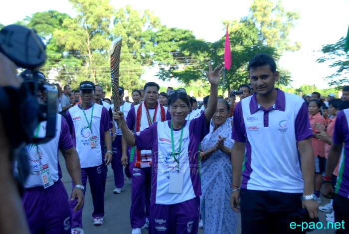 Queen's Baton Relay for Commonwealth Games 2010 - Manipur Leg  :: 27 July 2010