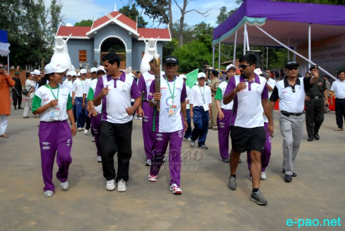 Queen's Baton Relay for Commonwealth Games 2010 - Manipur Leg  :: 27 July 2010