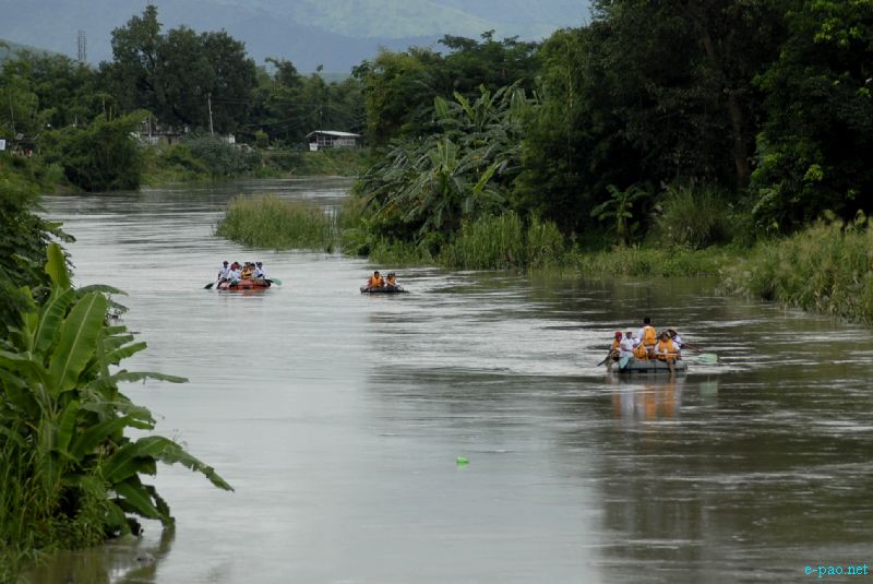Imphal Turel (River) in September  2012 