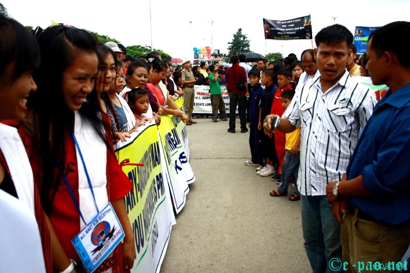 Grand Reception for London 2012 Olympians from Manipur  ::  19 August 2012