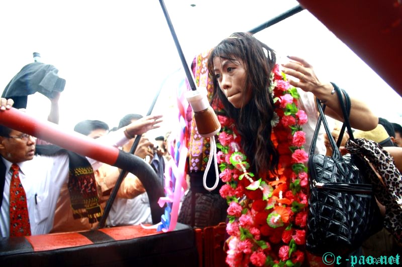 Grand Reception for London 2012 Olympians from Manipur  ::  19 August 2012