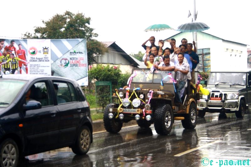 Grand Reception for London 2012 Olympians from Manipur  ::  19 August 2012