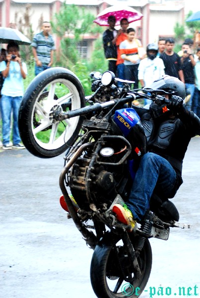 National Motorcycle stunt competition @ X Jam NE India Tour 2012 Shillong :: 18th Aug 2012