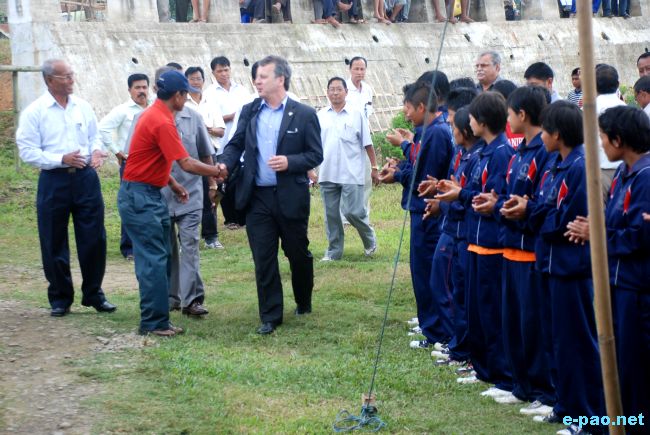 FIFA official visited Imphal, Manipur :: September 2009