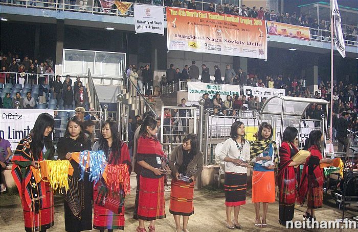 Final Match ceremony of 4th North East Tamchon Memorial Football Tournament 2010