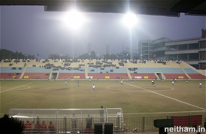 A match during the 4th RN Tamchon Memorial Football Trophy 2011 at New Delhi on 11 December 2010