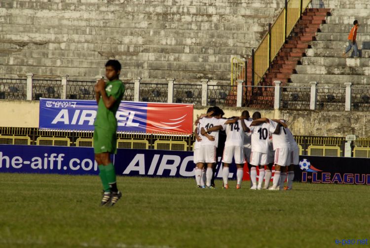 I League Football Tournament at Imphal : FC Lajong Vs HAL on Oct 28 2011