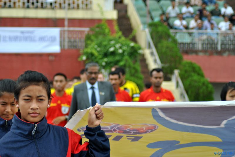 New Zealand football team Wellington Phoenix tour at North East Super Series football at Khuman Lampak, Imphal :: August 24 2012