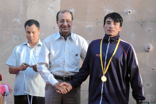Prize Distribution for 10th North East Zone Sports Climbing :: 3rd Oct 2008