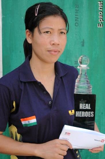 MC Mary Kom - Indian Real Heroes Award :: April 2008
