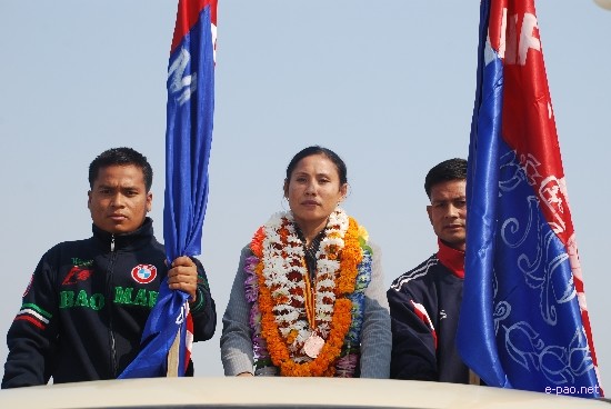 World Champion Mary Kom triumphant return at Tulihal  :: 03rd Dec 2008