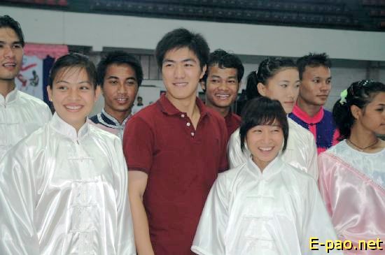 Wushu expert Liang Dong in Imphal :: July 2008