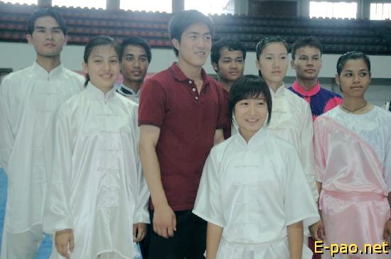Wushu expert Liang Dong in Imphal :: July 2008