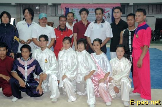 Wushu expert Liang Dong in Imphal :: July 2008