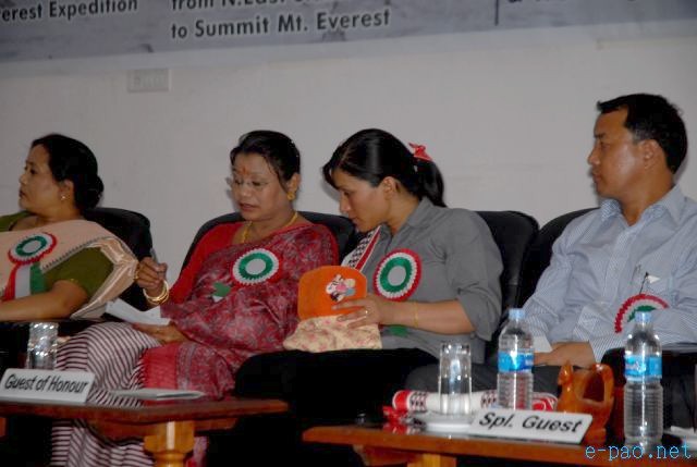 Felicitation Function of Team Arunachal on scaling Mt Everest :: June 20 2011