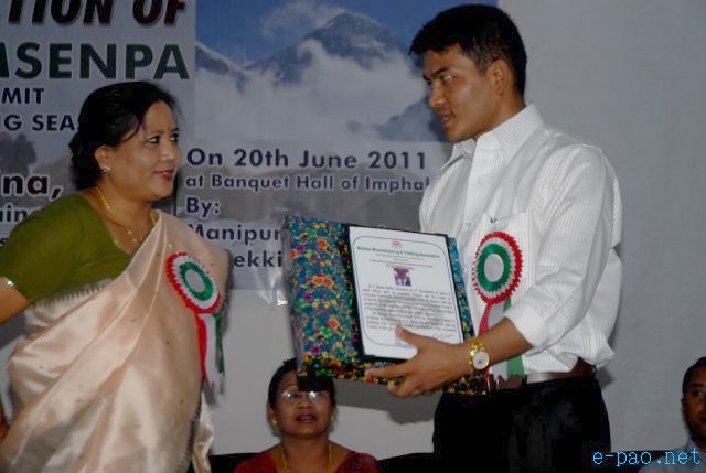 Felicitation Function of Team Arunachal on scaling Mt Everest :: June 20 2011