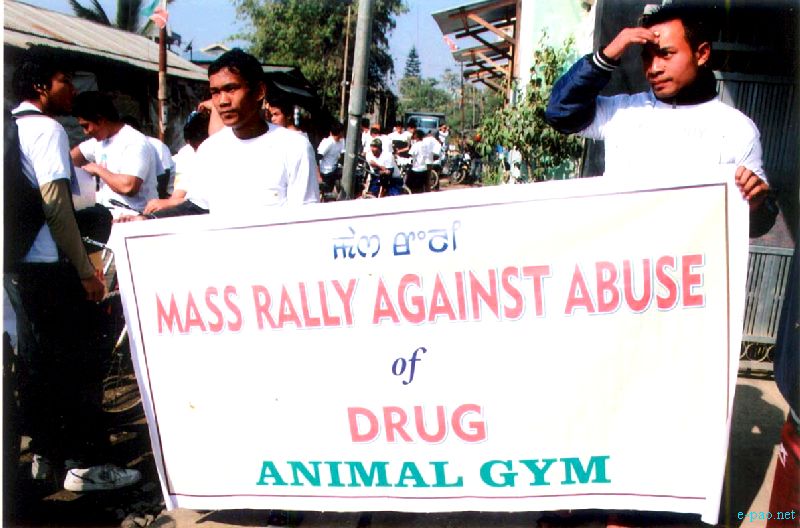 A Rally against Drug Abuse by Animal Gym