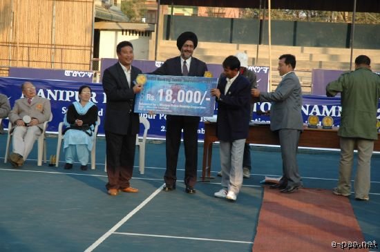 Prize Distribution of Manipur Ranking Tennis Tourney :: Nov 25 - Dec 9th, 2007