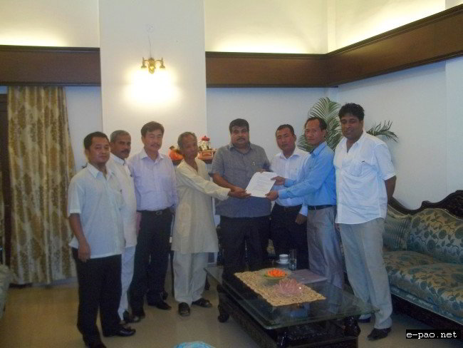 Sadar Hills District Demand Committee team met National President,BJP