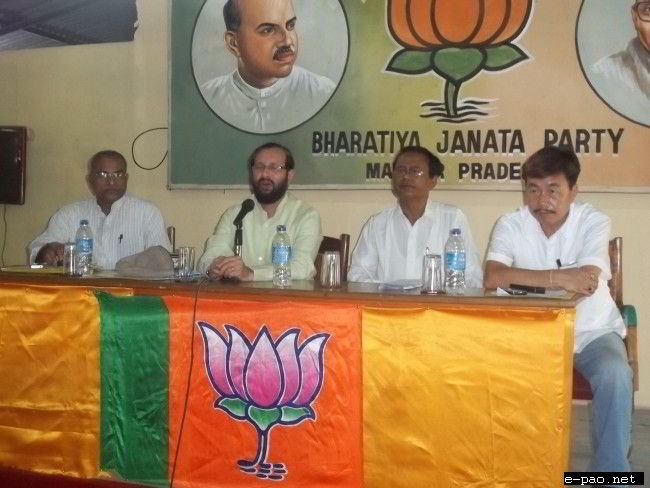 BJP demands imposition of President rules in Manipur