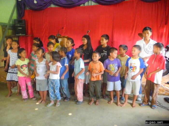 Sunday School children; CCpur LEF