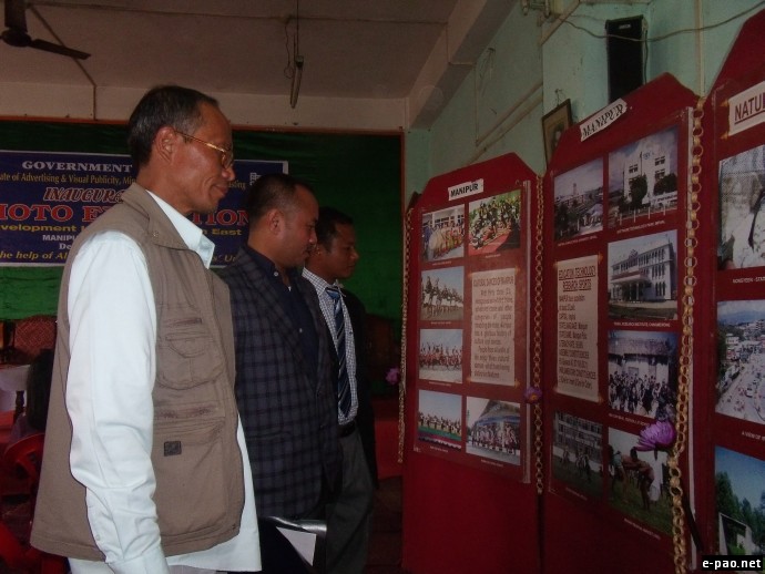 Development Photo Exhibition  at Manipur Press Club, Imphal on 2 Dec 2011