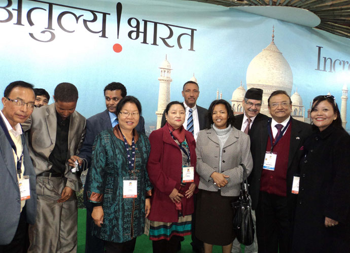 Manipur Tourism department representatives at South Asian Travel & Tourism Exchange