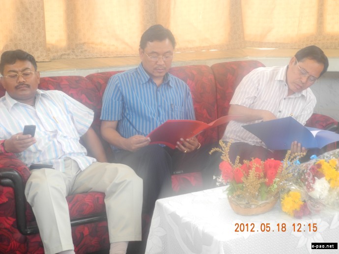 Moreh Visit of Advisor to Prime Minister of India on May 18 2012