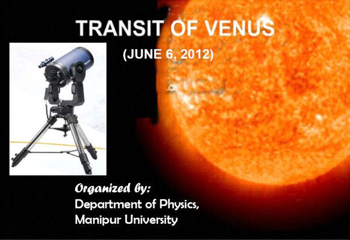 Transit of Venus at Manipur University