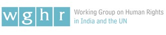 Working Group on Human Rights in India and the UN - WGHR Logo