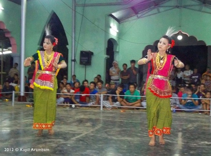 A Jagoi performance during Lai Haraoba