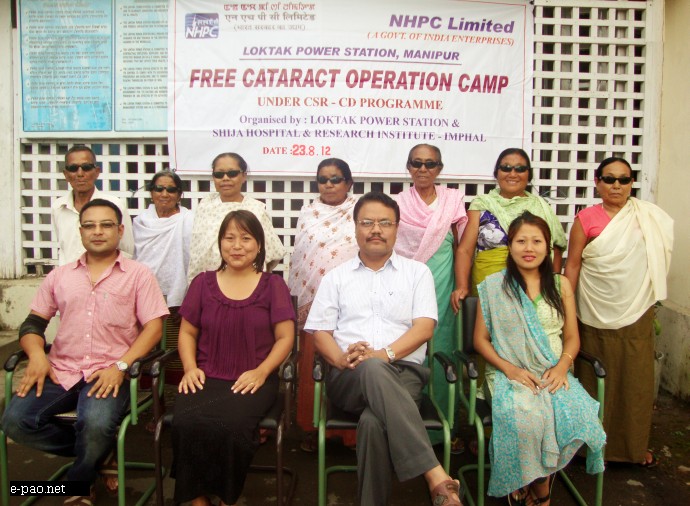 3rd Free Cataract Operation Camp organised by Loktak Power Station, NHPC