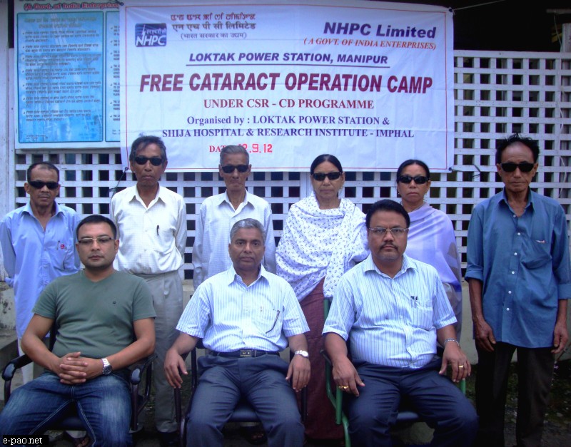 5th Free Cataract Operation Camp organised by Loktak Power Station, NHPC