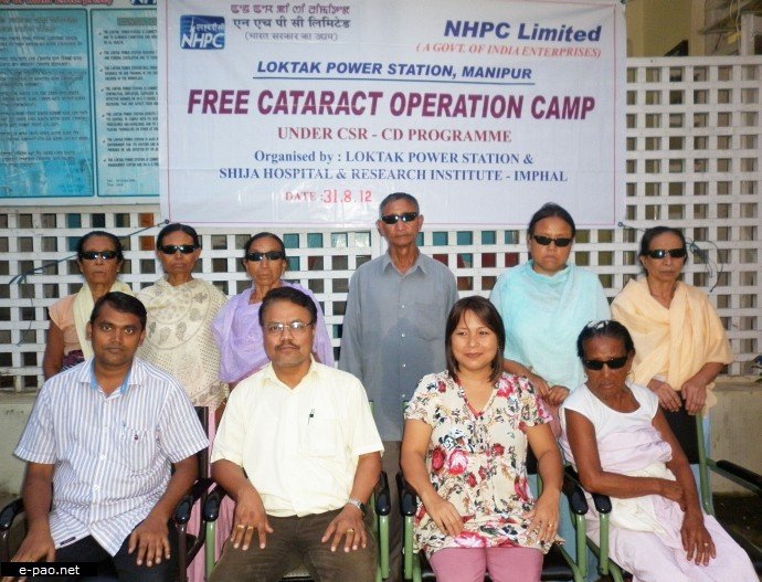 4th Free Cataract Operation Camp organised by Loktak Power Station, NHPC