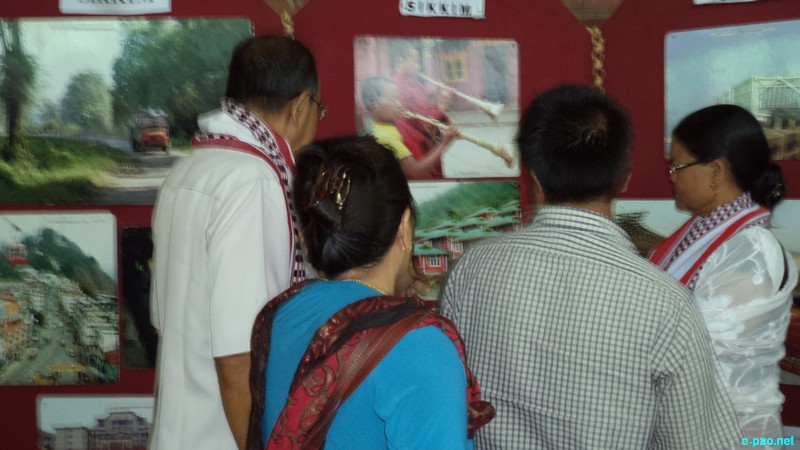 A five-day long photo exhibition on the theme 'Bharat Nirman' at Kiyamba Ningshing Shanglen (Bishnupur Town Hall) in Bishnupur 