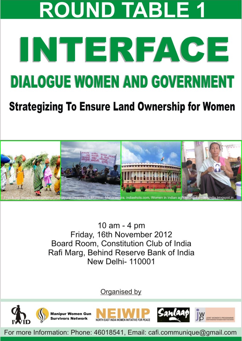 nterface-Dialogue Women and Government :: Round Table Conference