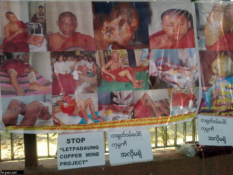 Burmese in India launch 5 day-long sit-in-protest and photo show in New Delhi