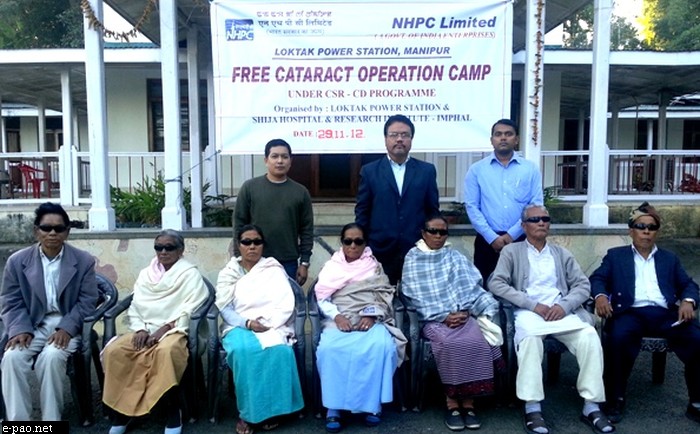 Free Cataract Operation organised by Loktak Power Station / Shija