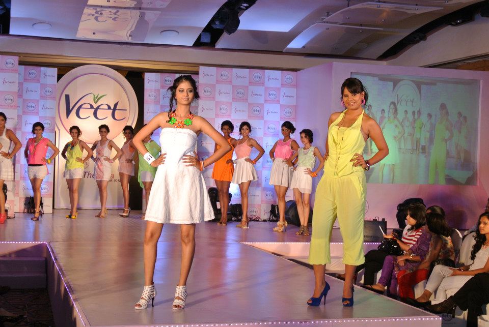 Stella Chongtham  at Veet India Miss Diva competition