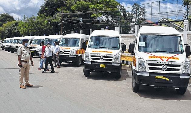 CM hands 10 ambulances to six ADCs