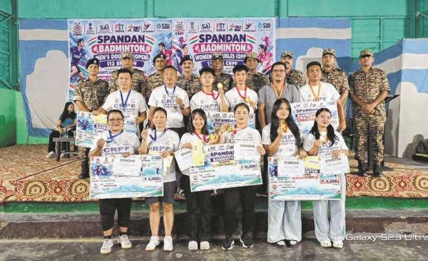 Badminton brings hope to Kangpokpi as CRPF organises tournament under SPANDAN