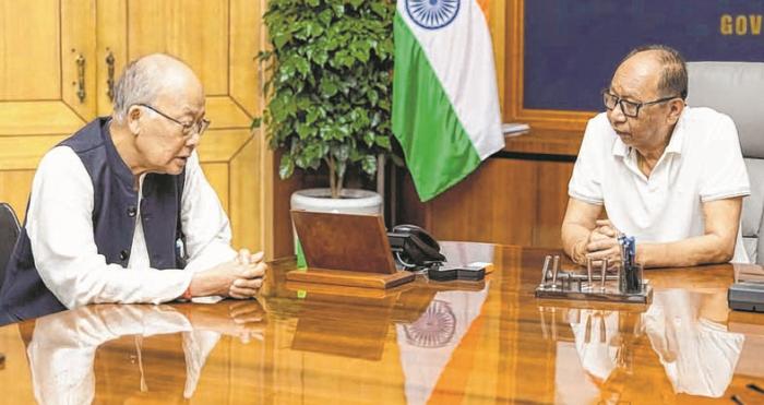 CM talks with INDIA Bloc on law and order