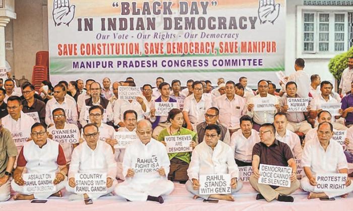 BJP violating Constitution, Cong alleges
