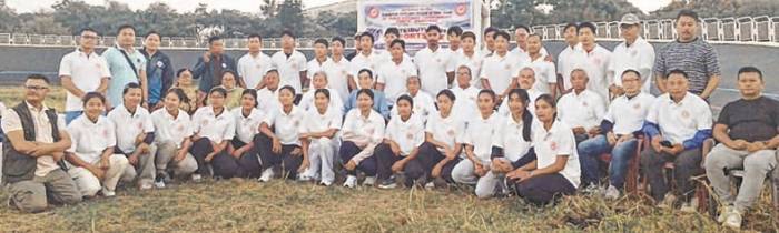 Manipur Cycling Association hands out uniforms and kits to State team for Track Cycling Nationals