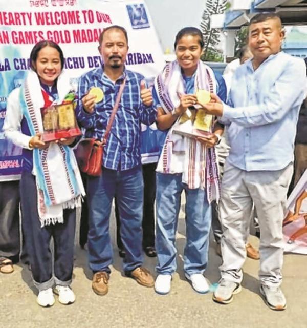 PHAM welcomes Asian Games Gold medallists Sushila Chanu and Bichu Devi