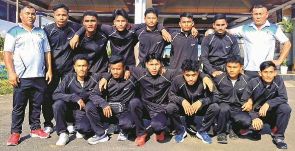State Kabaddi team depart for 52nd Junior Boys' Nationals