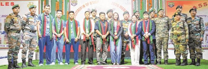 Honouring Sporting Excellence : AR felicitates India's sporting stars at Keithelmanbi