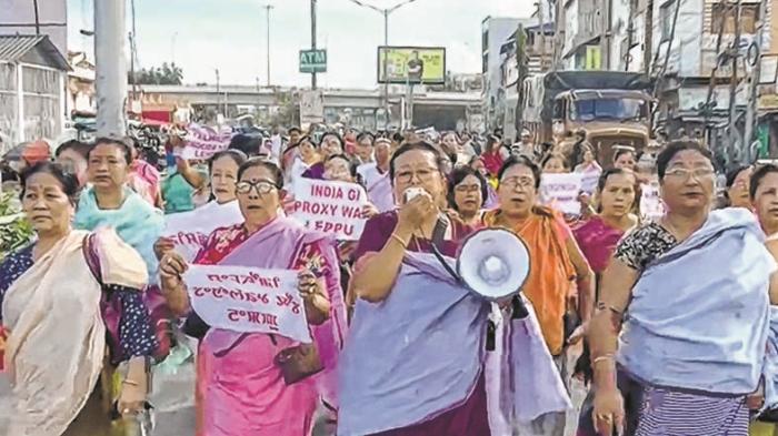 Khwairamband rises in protest